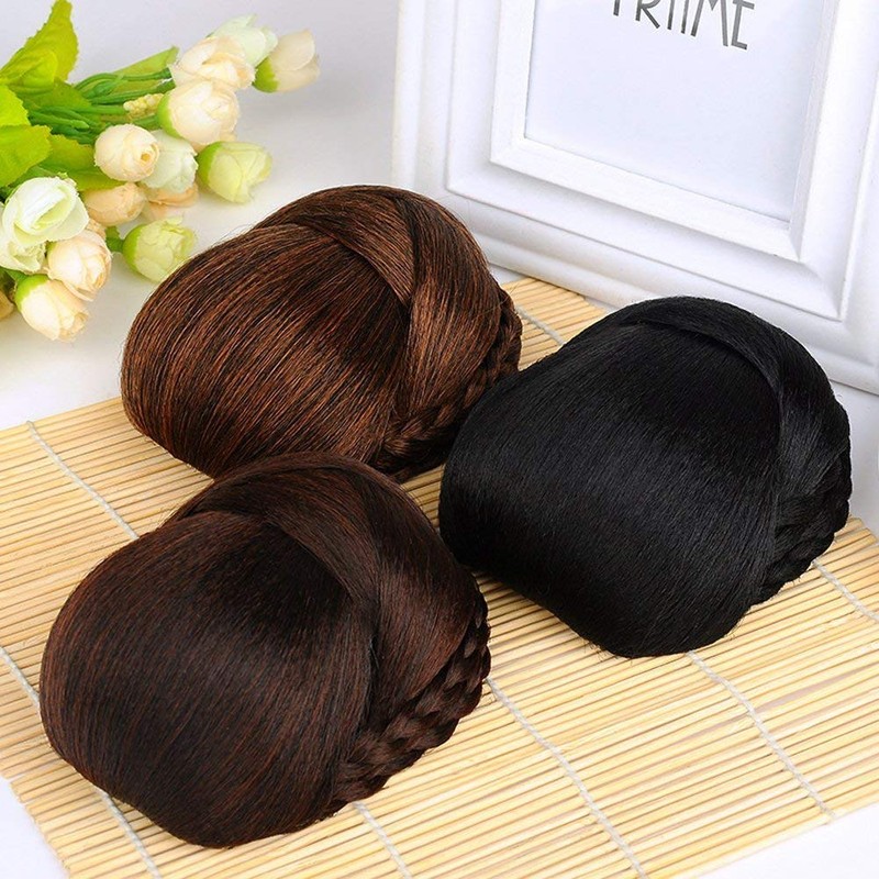 Remeehi Dumpling Wig, Kimono Wig, Kimono Chignon, Braided Type, Length