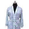 CRAFT KALA Women's Kimono Robe Long Robes with Striped Printed