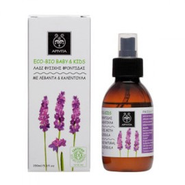 Apivita Eco-Bio Baby & Kids Natural Caring Oil With Lavender & Calendula 150ml/5.1oz