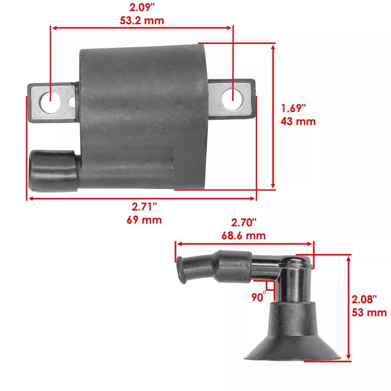 For Polaris Stator for Polaris Scrambler 50 Starter Ignition Coil