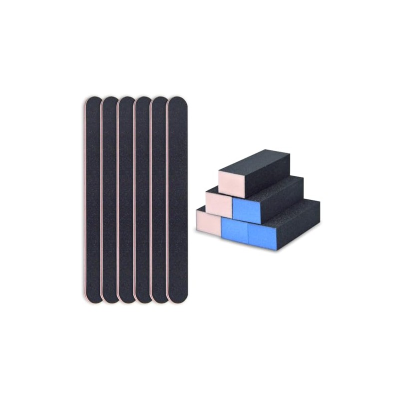 CGBE Lima de uñas,Nail Files and Buffer Manicure Tools Kit