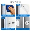Refrigerator Lock with Combination, Keyless Security Lock for Freezers, Cabinets,