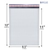 White 8.5x12 Inch Poly Bubble Mailers #2 |Self Seal Padded