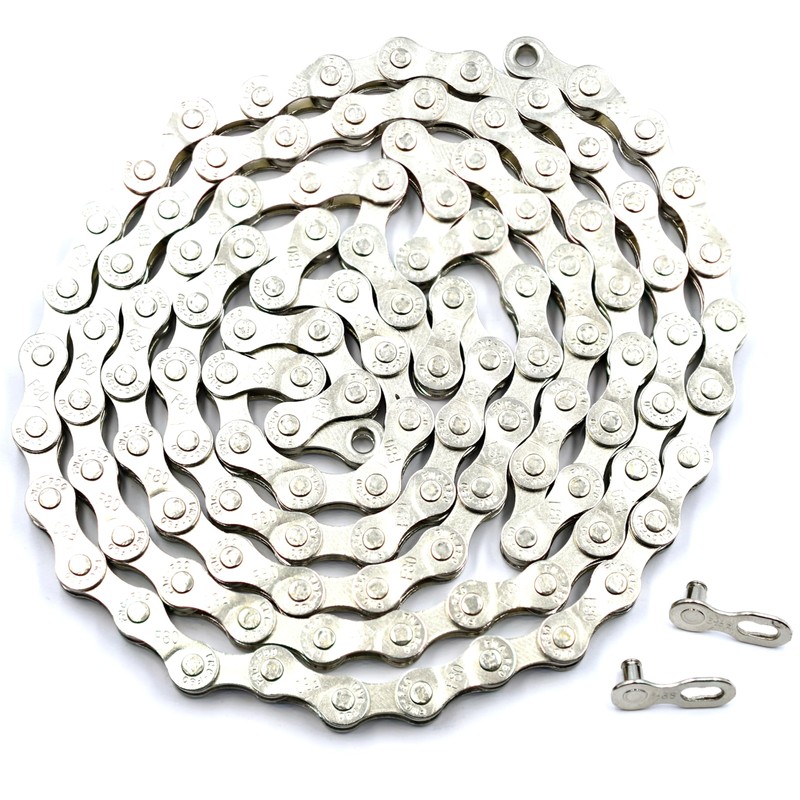myBESTbike Bicycle Chain with Quick Connections, Powerful Bicycle Chain, 116