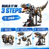 Mechanical T-Rex Dinosaur Building Blocks for DIY Model Building –