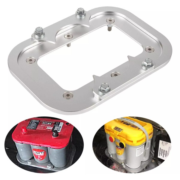 Unbranded Racing Trunk Aluminum Battery Pallet Hold Down Mount Bracket