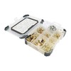 TIMCO Picture Hanging Kit Tray - 179pcs - Brass Plated