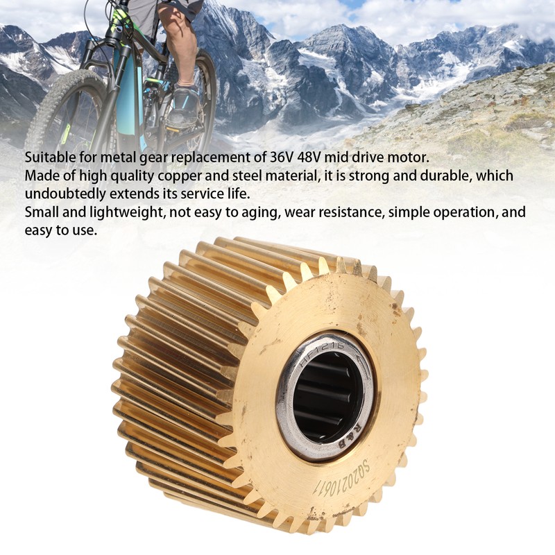 Metal Mid Drive Motor Metal Gear for 36V 48V Motor