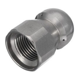 T&F Pipe Cleaning Nozzle Sewer Pressure Pipe Cleaning Nozzle Stainless Steel Duct Cleaning Nozzle for Sewer and Waste Water Cleaning as well as Industrial Pipe Cleaning