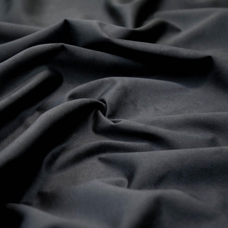 Alcantara Style Charcoal Stretch Spandex Faux Suede Fabric - Perfect