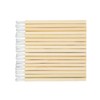 100pcs Disposable Lip Brush Nylon Fiber Bamboo Handle Lipstick Brush
