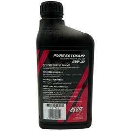 Klotz Pure Estorlin Racing Synthetic Engine Oil Lubricant 5W-20 | High-Performance Wear Protection & Friction modifying Chemistry for Dedicated Racecars – KE-925, 1 Quart