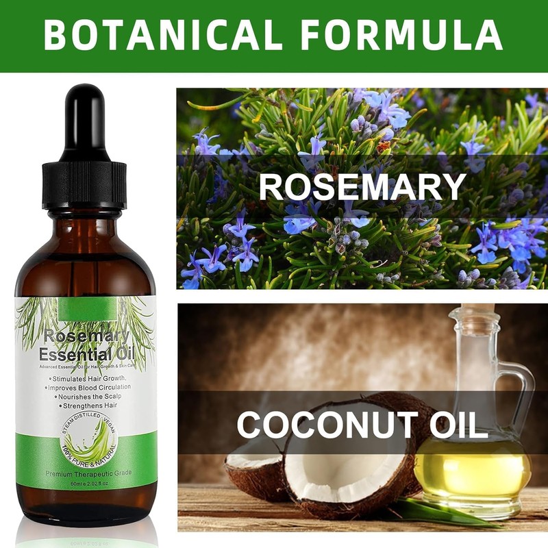 Aceite de Romero para El Cabello,30ml Rosemary Oil for Hair