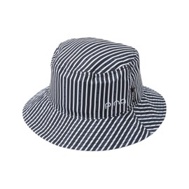 Pin Apparel 622-5187306 Women's Bucket Hat (Striped) / Golf Hat, navy (120_navy), Free size