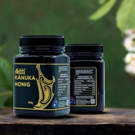 Ahititi New Zealand Kanuka Honey 500g Pure Sealed Jar with No Additives or Sugar Direct Imported MPI Registered Highest Quality Vegetarian