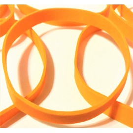 Non-Latex Heavy-Duty Rubber Bands | Pack of 20 Orange Premium Rubbersbands ~ Secure Bundle for Office Home RC Camp Fish Craft-ing 20 Pack Pk Kit (# 64-3 1/2 x 1/4 inch) Large XL