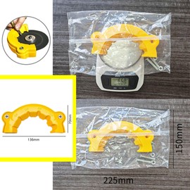 Hayaww Pack of 2 New Angle Grinder Drill Bit Sharpener Drill Bit Sharpener Multi-Specification Drill Bit Grinding Attachment Angle Grinder Grinding Tool Multi-Specification Grinding (A)