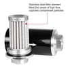 VehiMata Inline Fuel Filter 100 Micron with 6AN 8AN 10AN