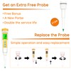 YINMIK Food pH Meter with Extra pH Replaceable Probe,Digital pH