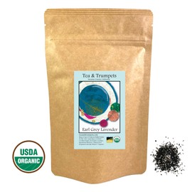 USDA Organic Earl Grey Lavender Loose Leaf Black Tea 8 oz