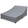 Patio Furniture Covers for double Chaise Lounge,100% Waterproof Lounge Chair