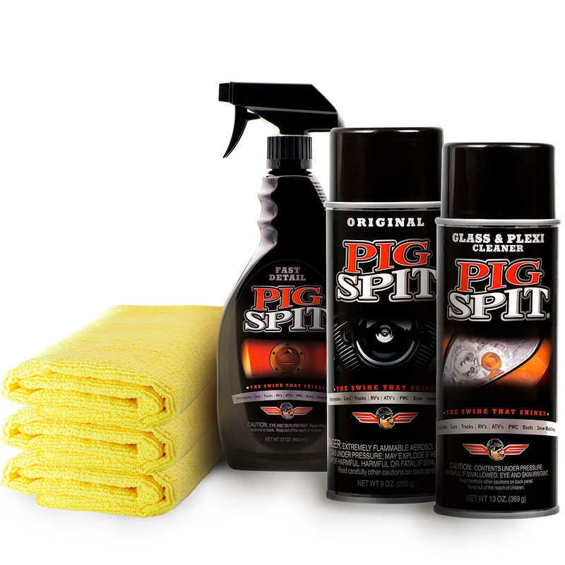 PIG SPIT Detailer Combo Kit Includes Original, Glass and Plexi