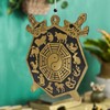 Bagua Mirror Strong Brass 12 Animal Signs Bring Auspiciousness Hermony