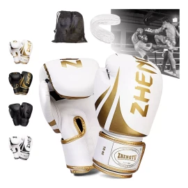 Zhengtu Guantes De Box Para Kickboxing,strap Velcro, 8 - 16 Oz