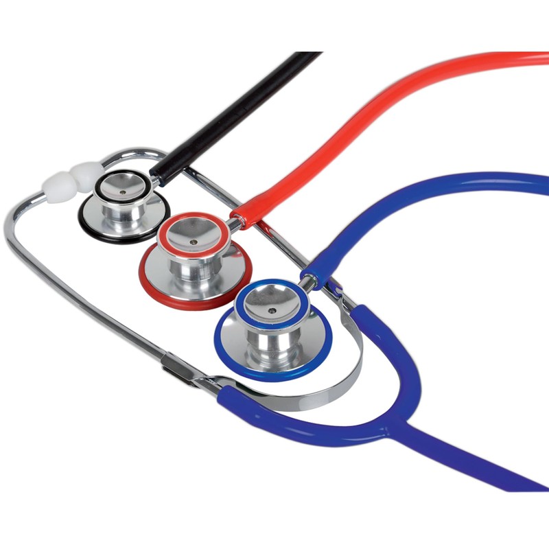 Trad Dual Head Stethoscope, dark green, lightweight aluminiun nurse stethoscope