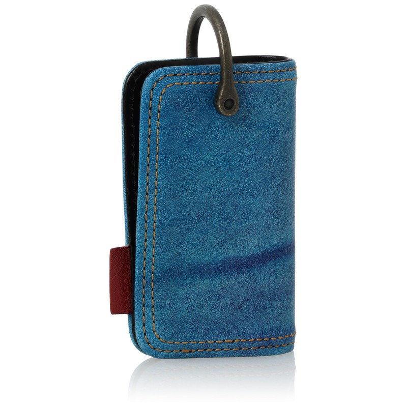 [Madyjack Soup] Denim Denim Key Case, Men's and Women's, Leather,