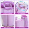 Comix 360° Rotating Pen Holder for Desk, Purple Pencil Holder