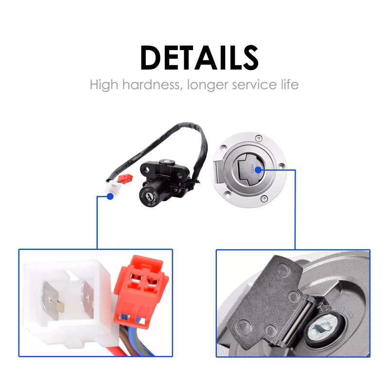 Feiteplus For Yamaha R1 2007-2011 R6 2004-2011 Motorcycle Ignition Switch