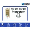 Anti Theft Security Picture Hangers Kit Spring Lock Quick Release