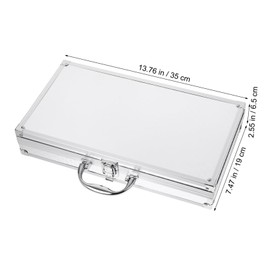 BESPORTBLE Tool Storage Case Hard Shell Briefcase for Secure Document Storage Reinforced Corners Wear Resistant Frame Portable Organizer for Tools and Accessories