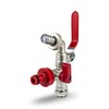 Wärmer System Outside Brass Double Garden Tap with Lever Handle