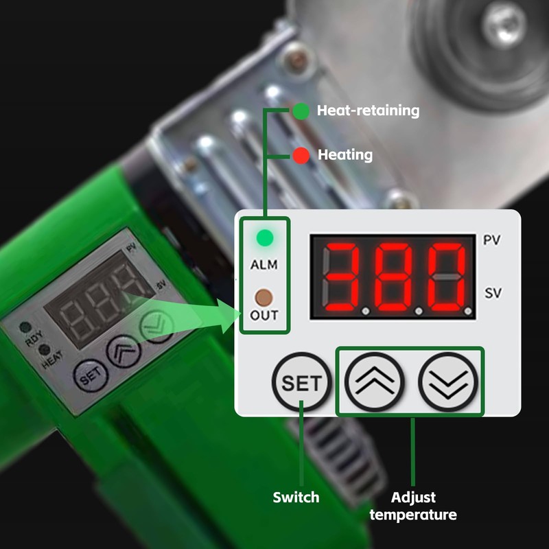 Plastic Water Pipe Welder for PP, PP-R, PE, PP-C -