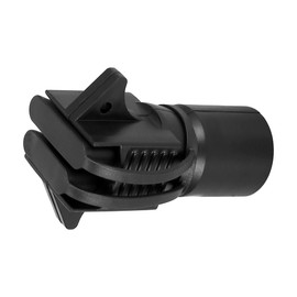 MACHSWON Car Trailer Connector Trailer Plug Adapter 7 Way to 4 Way 5 Way 2-in-1 Flat Plug for Towing Solutions 7 Pin Round to 4 and 5 Flat Blade