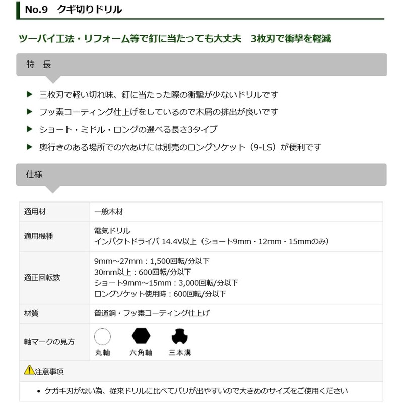 Star M 9S-380 Nail Cutting Drill Short 38