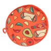 Tortilla Warmer Pouch 11.8 Inch Insulated Microwaveable Fabric Tortilla Keeper