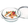 Simax Casserole Dish With Lid, 24 Ounce Round Glass Cookware,