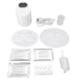 Mask Making Device DIY Fruit Vegetable Mask Homemade Facial Mask Machine with Voice Control White 100‑240V EU Plug