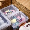 Citylife 10 Packs Small Storage Box Plastic Storage box Stackable