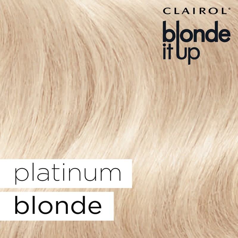 Clairol Blonde It Up Permanent Hair Dye, Platinum Blonde Hair