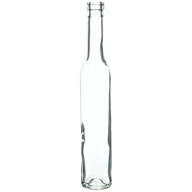 375ml Round Glass Flint Long Neck Bottle (Case of 12)