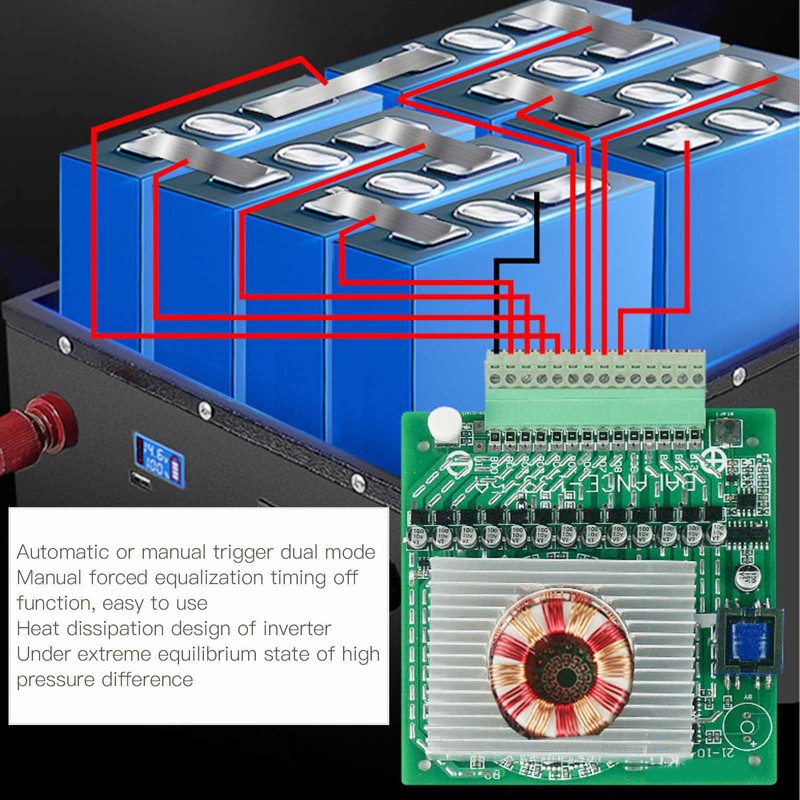 Active Equalizer Balancer Lithium Battery Pack Unit Voltage Energy Capacitor