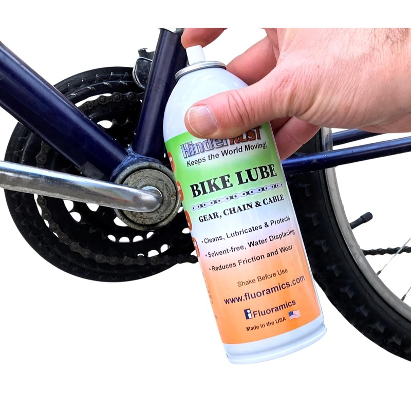 HinderRUST Bike Lube: Cleans, Lubricates, and Protects Bicycle Gears, Chains,