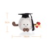 Apricot Lamb Graduated Baseball Plushies Stuffed Animals for Kids, Soft