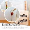 Lustige Geschenke - palim palim Holzbild 11x11x2cm zum Hinstellen auf's