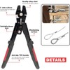 Sanuke Wire Rope Crimp Kit, 328ft 1/16 Inch Wire Rope