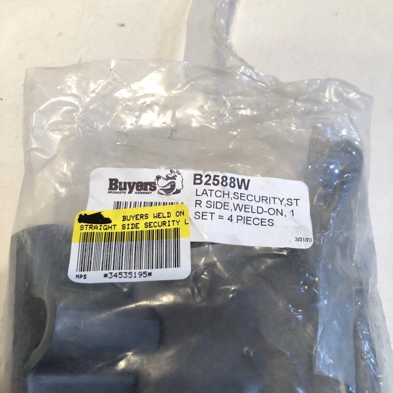 Buyers Products Plain Straight Side Security Latch Set B2588W